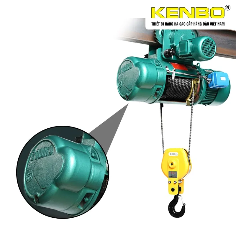 Pa lăng cáp điện KENBO CD1 chống cháy nổ
